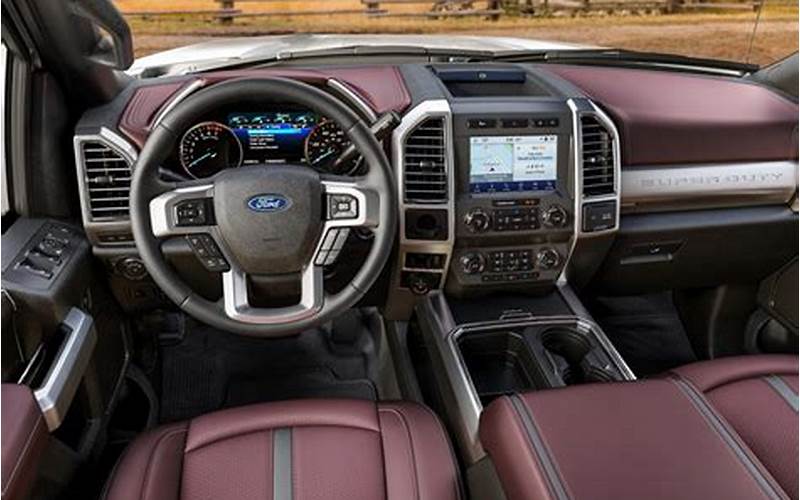 Interior And Technology Ford F250