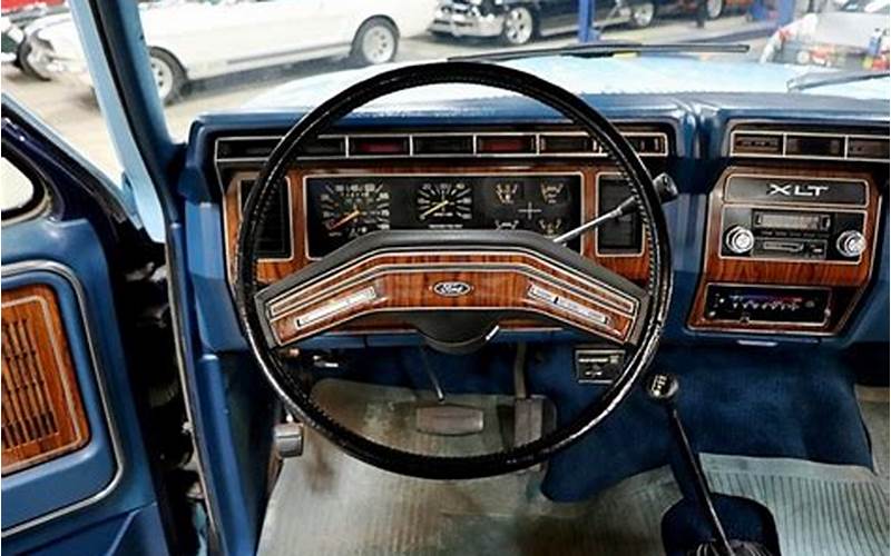 Interior Features Of The 1983 Ford Bronco