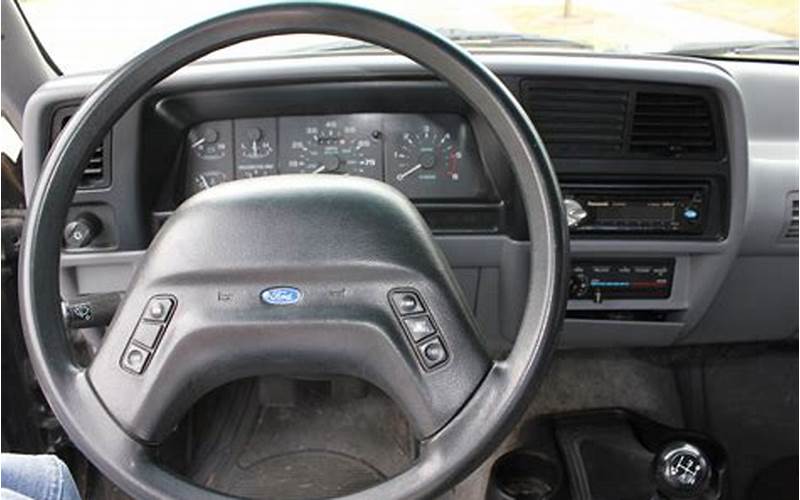 Interior Of 1994 Ford Ranger Stx