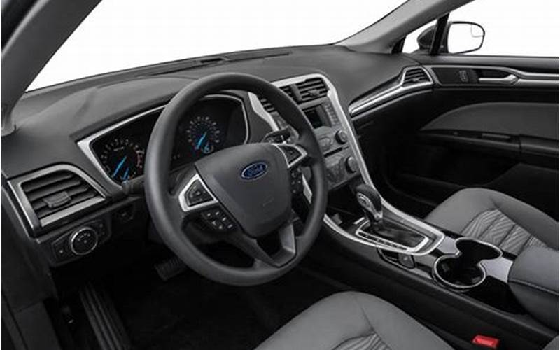 Interior Of Enfield Family Ford 2016 Fusions For Sale
