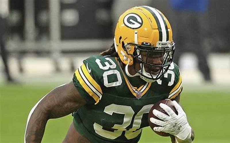 Jamaal Williams With The Green Bay Packers