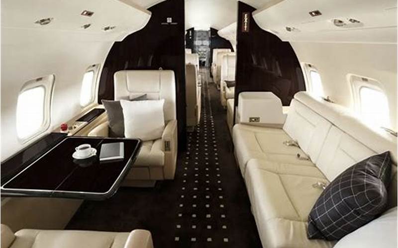 Jay Z Private Jet Lounge Area