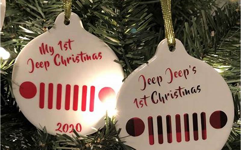 Jeep Christmas Ornaments