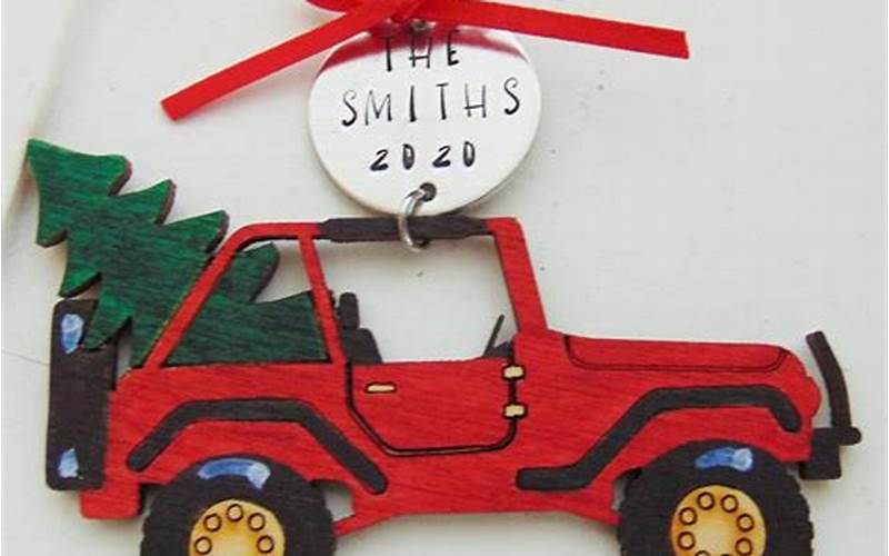 Jeep Christmas Tree Ornament Must-Have Image