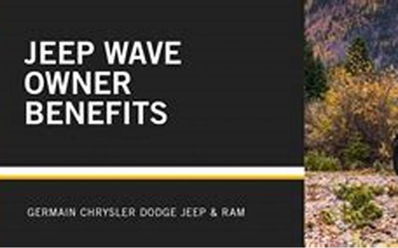 Jeep Dealer Benefits