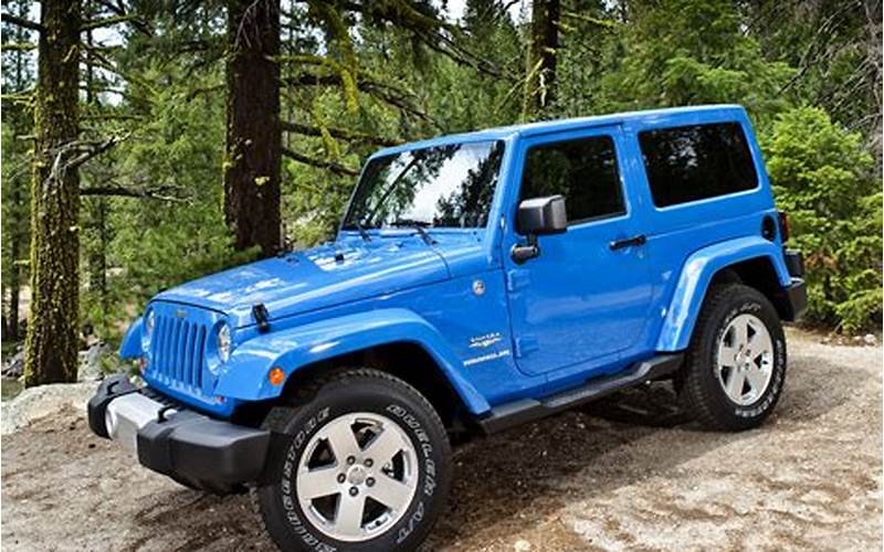 Jeep Wrangler 2 Door Blue