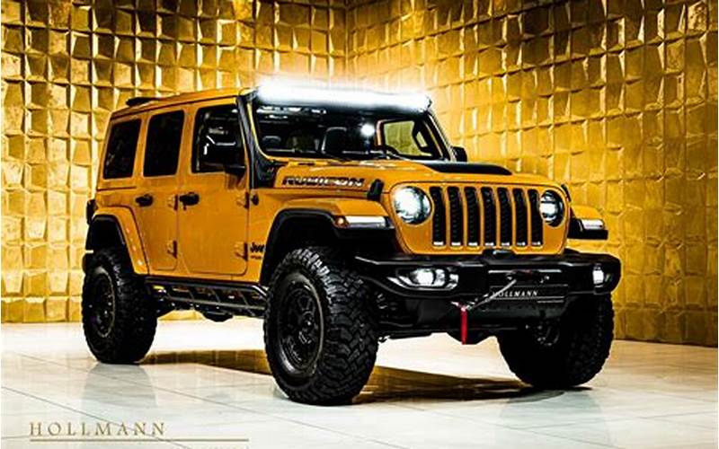 Jeep Wrangler Customization Options