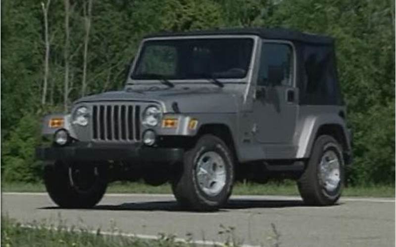 Jeep Wrangler Tj Sport History