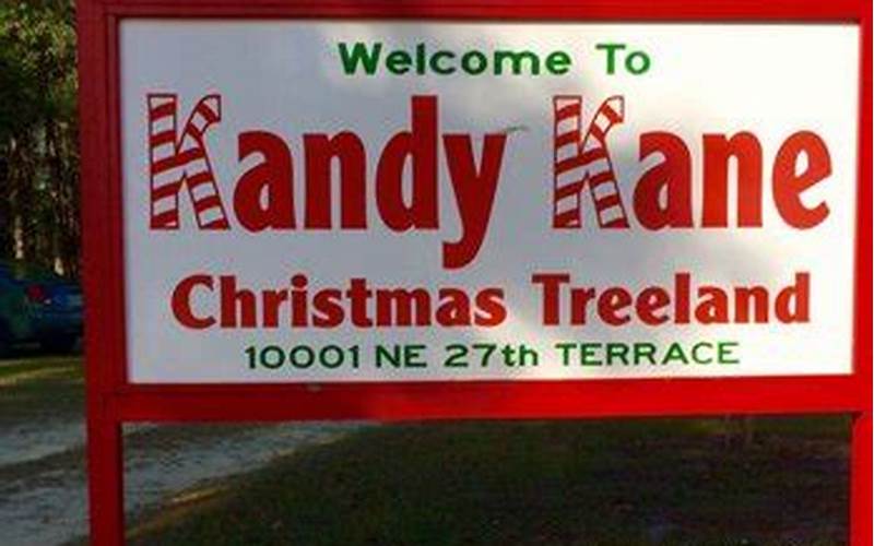 Kandy Kane Christmas Treeland Spirit