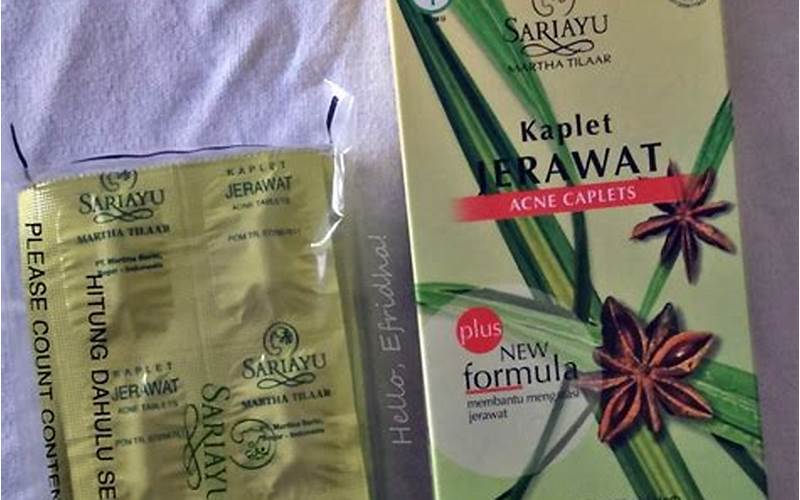 Kaplet Jerawat Sariayu, Solusi Efektif Untuk Menghilangkan Jerawat