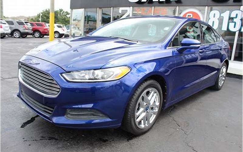 Key Features Of The 2013 Ford Fusion Se Technology Package