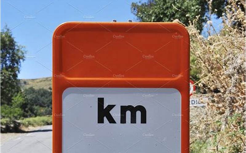 Kilometer Sign