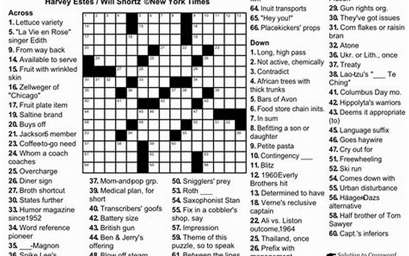 Kind of Tape NYT Crossword: A Comprehensive Guide