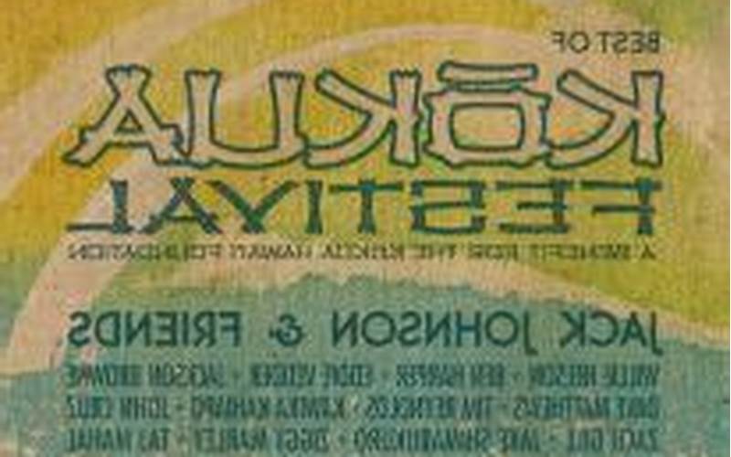 Kokua Festival Tickets