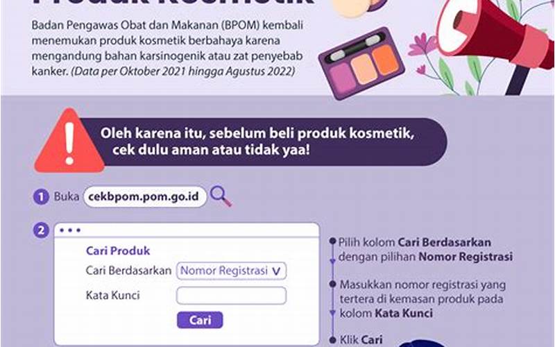 Kriteria Keamanan Produk Kosmetik