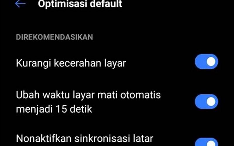 Kurangi Kecerahan Layar