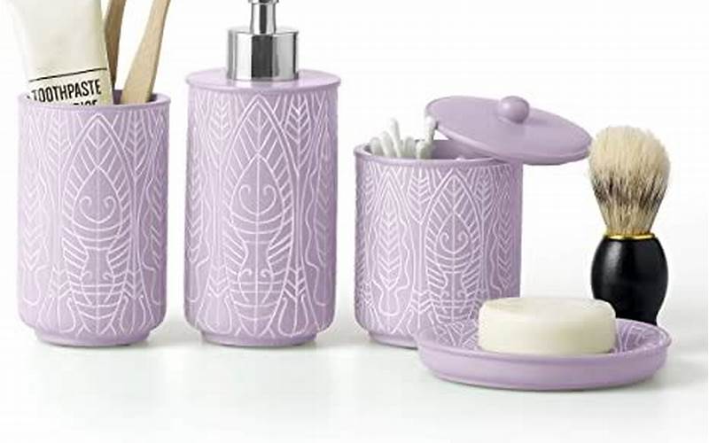 Lavender Bathroom Accessories