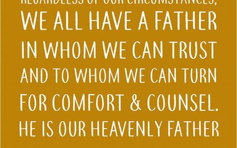 Lds Quote About A Father'S Blessing