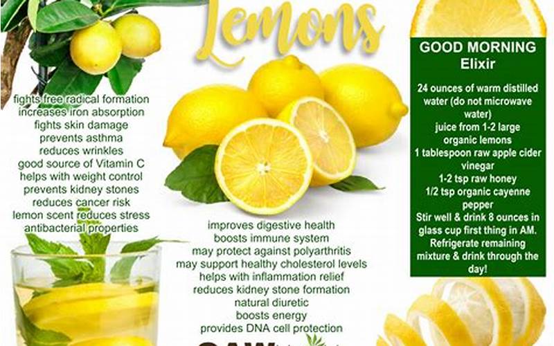 Lemon Health Benefits