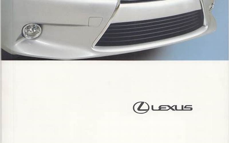 Lexus Owner'S Manual