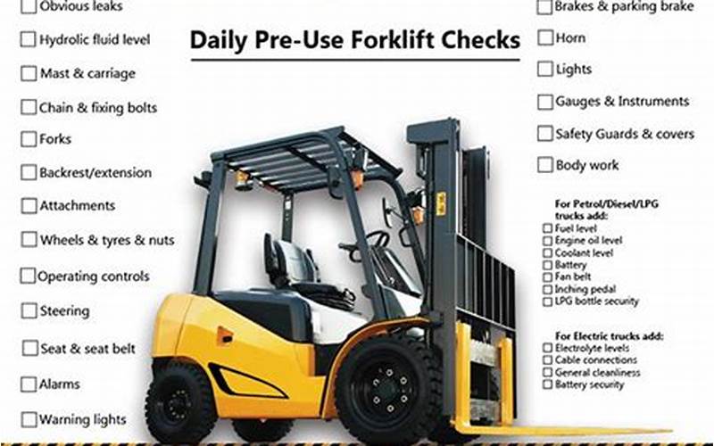 Lift Truck Pre-Operation Inspection