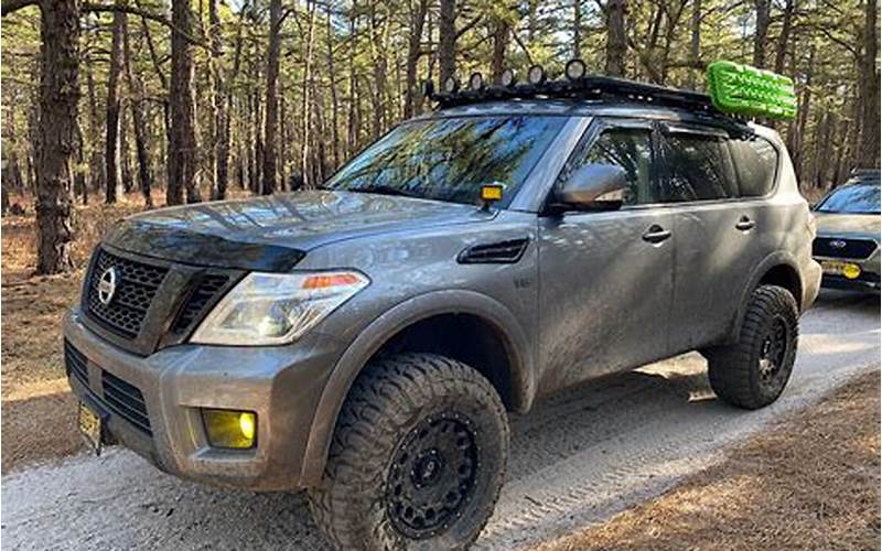 Lifted Nissan Armada Offroad