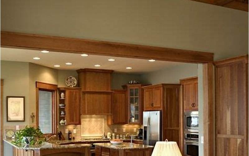 Living Room Decorating With Oak Cabinets