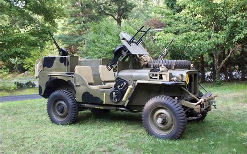Maintenance Of A Military Jeep