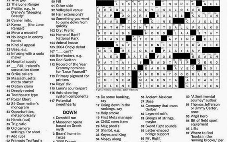 Man Found Within State Lines NYT Crossword: A Mysterious Puzzle