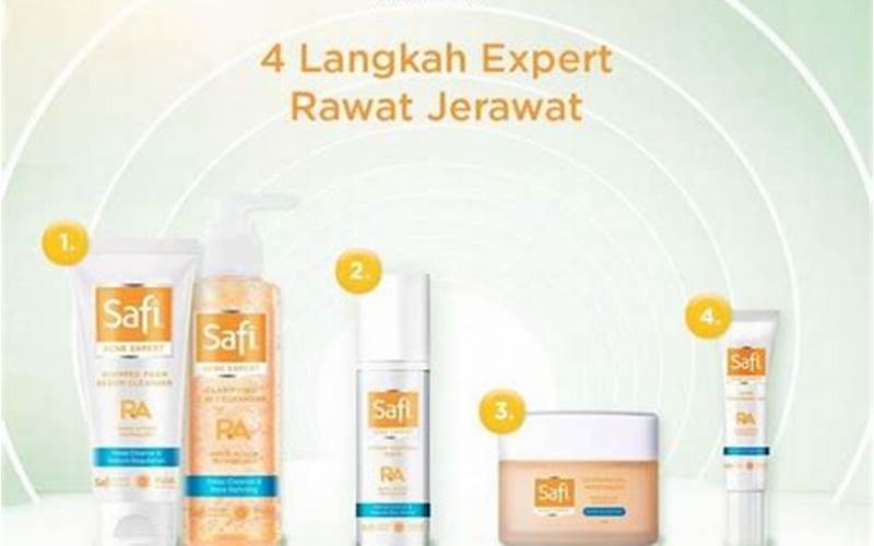 Manfaat Skincare Safi Untuk Jerawat