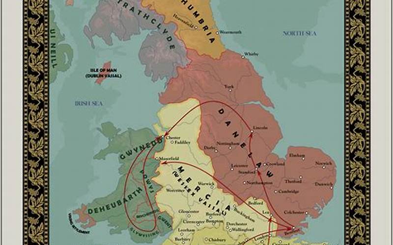 The Map of the Danelaw: A Guide to the Viking Settlements in England