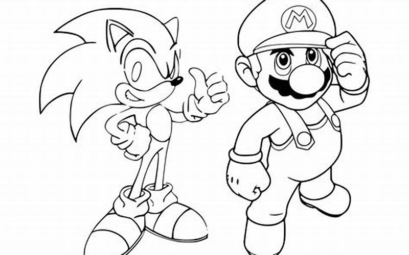 Mario and Sonic Coloring Pages: A Fun Activity for Kids