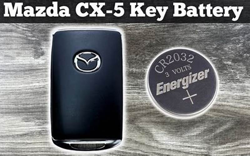 Mazda Cx 5 Key Fob With New Battery