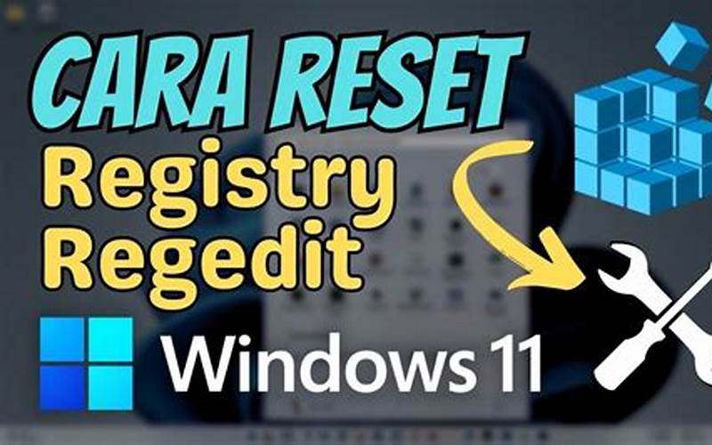 Memperbaiki Registry