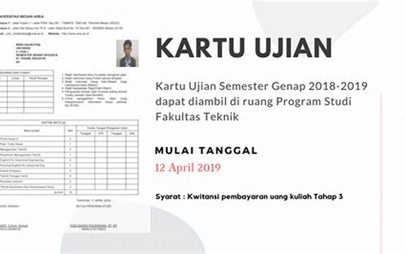 Mengambil Kartu Ujian