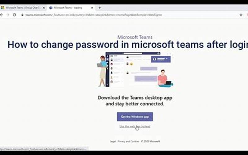 Microsoft Teams Password