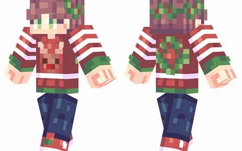 Minecraft Christmas Sweater Skin Apply