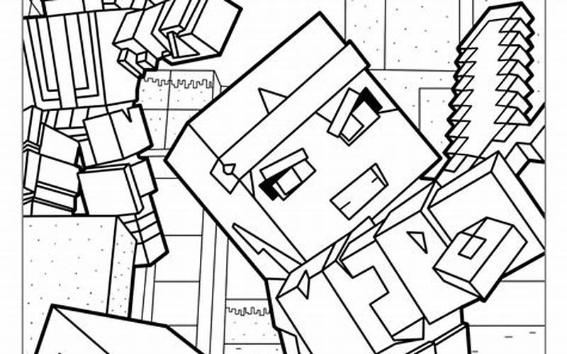 Minecraft Dungeons Coloring Pages: A Fun Activity for Kids and Adults