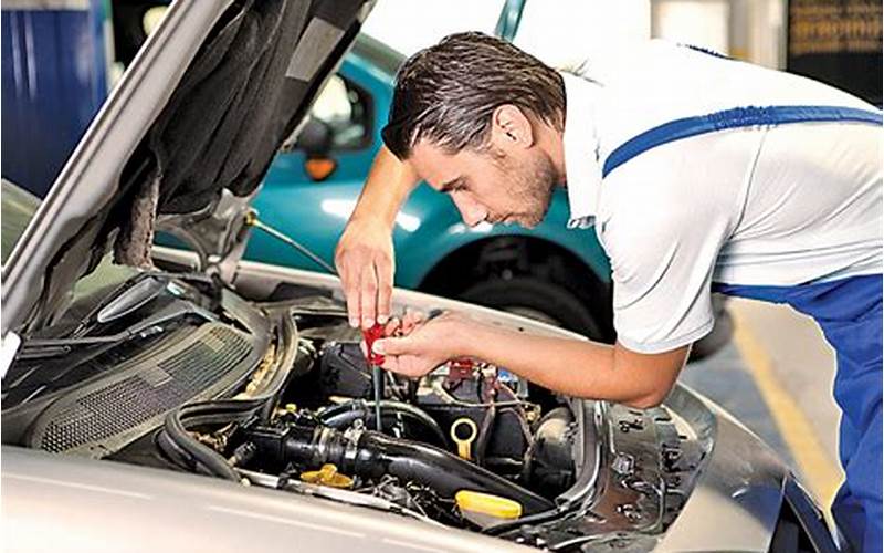 Mobile Mechanic Repairing A Car