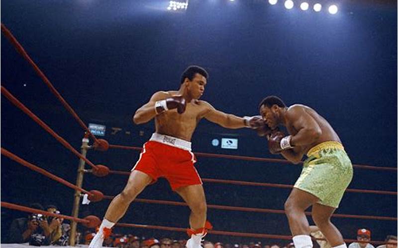 Muhammad Ali And Joe Frazier Fight Of The Century