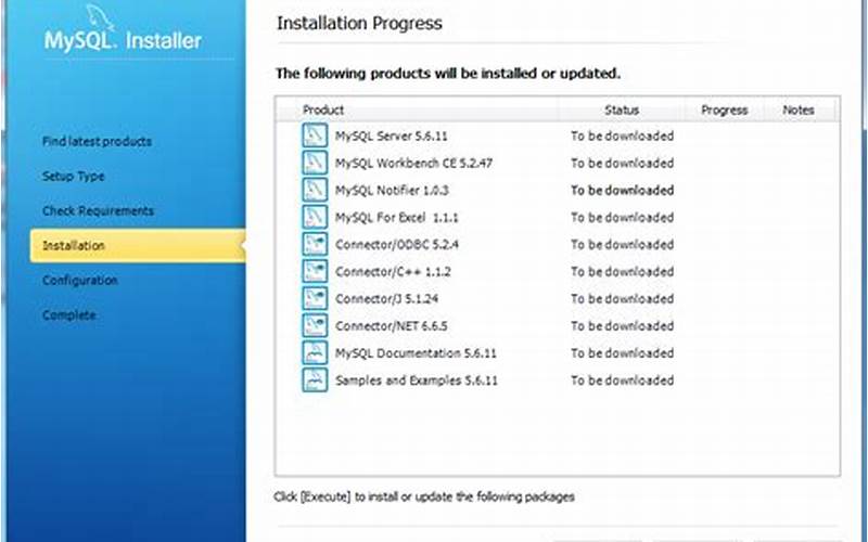 Mysql Installation