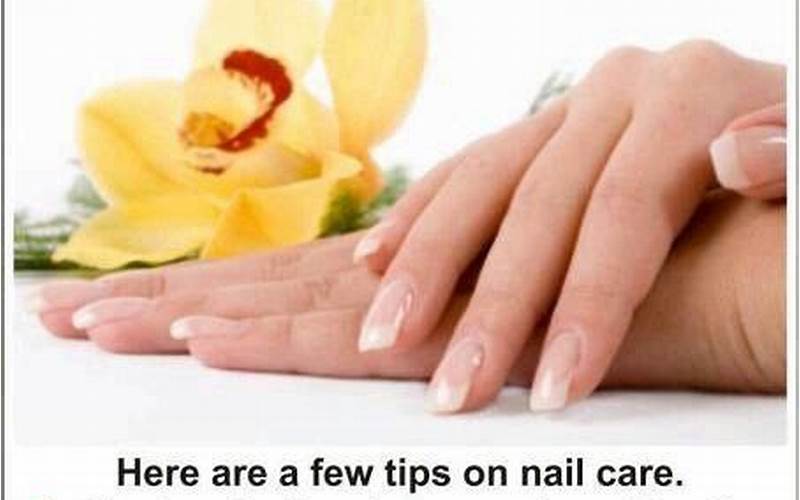 Nail Care Tips Image