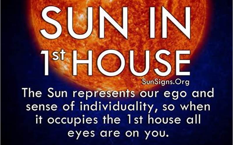 Negative Aspects Of Sun In 1St House Synastry