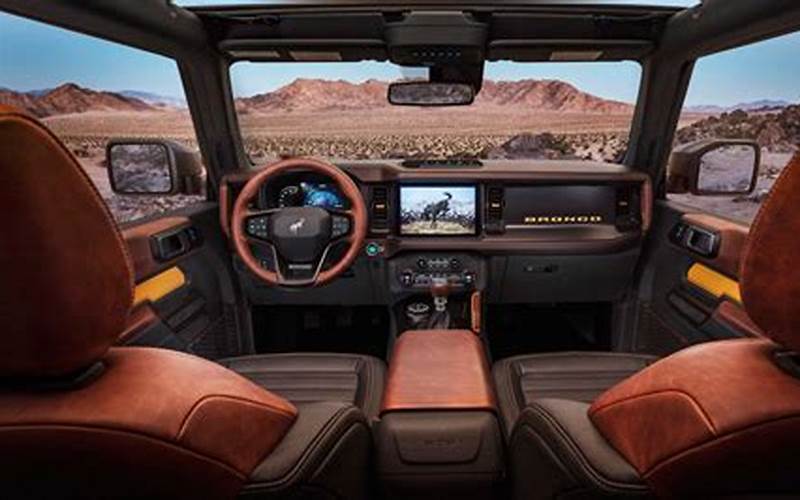 New Ford Bronco Interior