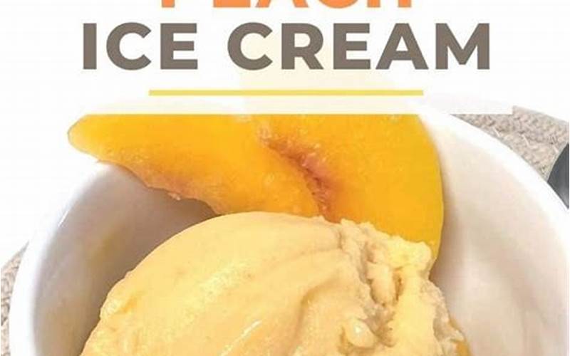 Ninja Creami Peach Ice Cream: A Delicious and Refreshing Treat