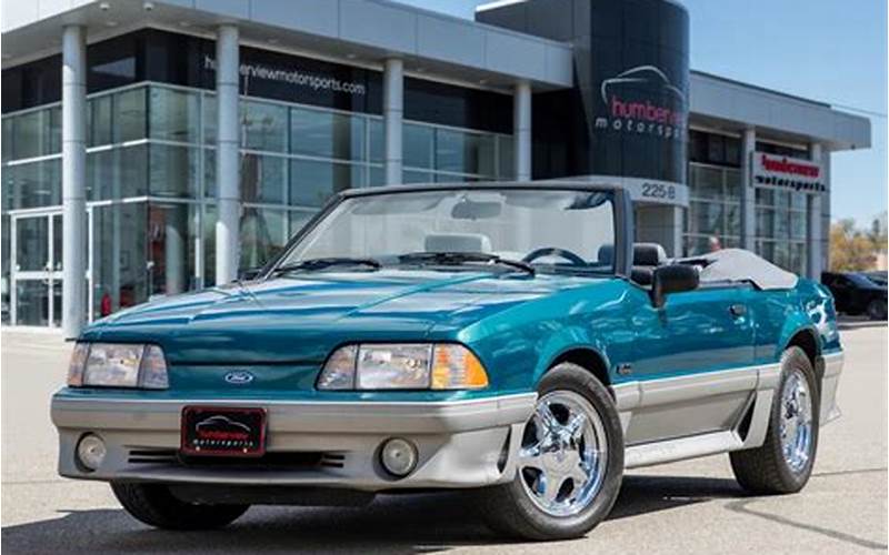 Number Of 1993 Ford Mustang Gt Convertibles Made