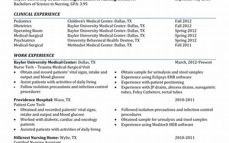 Nursing Curriculum