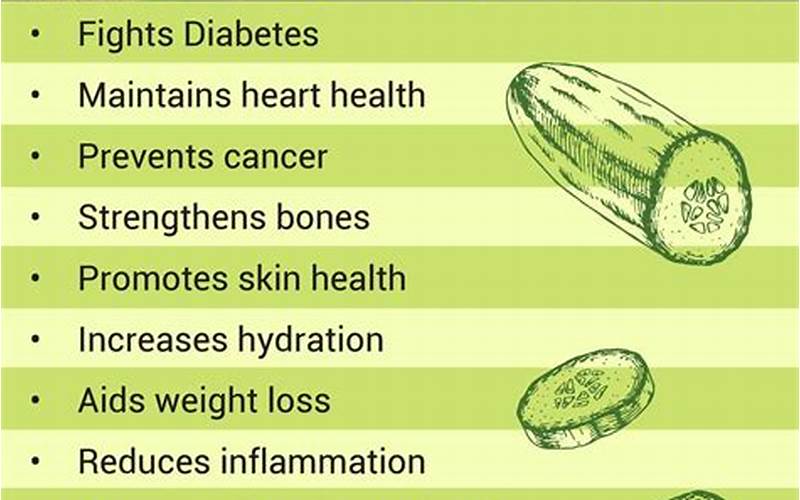Nutritional Benefits Of Cucumbers