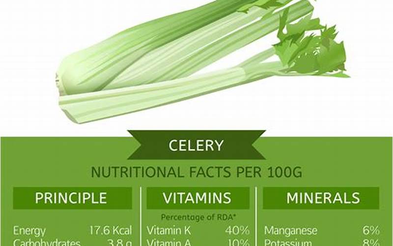 Nutritional Value Of Celery