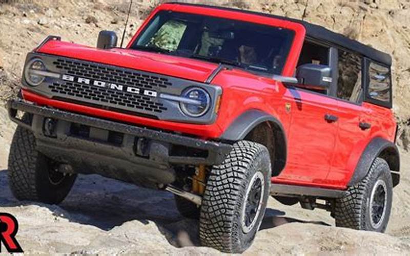 Off-Road Capabilities Of Ford Bronco 2